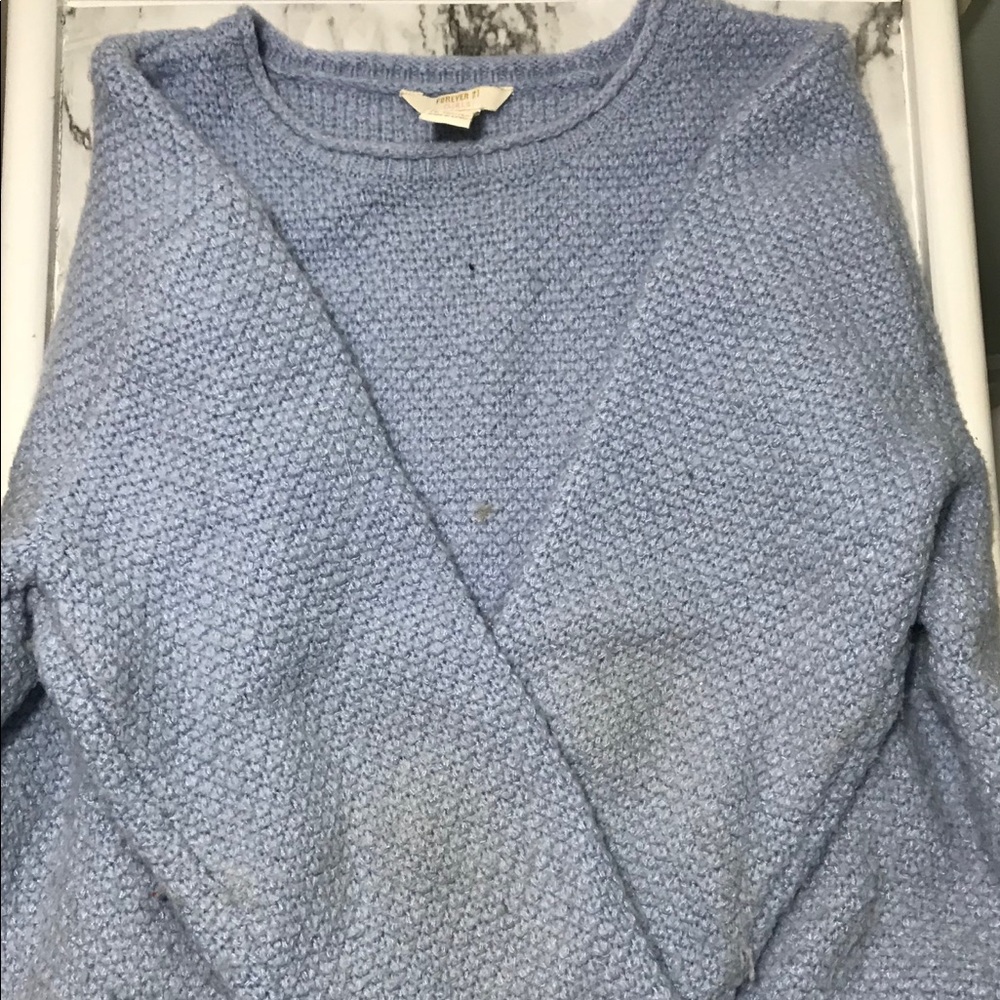 Forever 21 blue knit sweater size 11/12